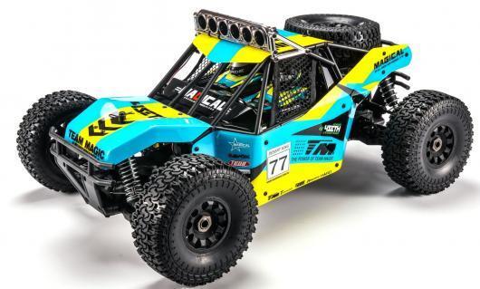 TM560016G Car - 1/8 Electric - 4WD Desert Truck - RTR - 2500kv Brushless Motor - 3-4S - Waterproof - Team Magic 4SETH Green/Black
