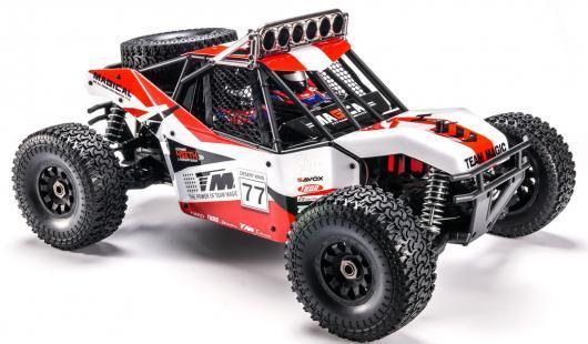 TM560016R Car - 1/8 Electric - 4WD Desert Truck - RTR - 2500kv Brushless Motor - 3-4S - Waterproof - Team Magic 4SETH Red/Black